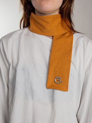 ORANGE DRIPLINE SCARF